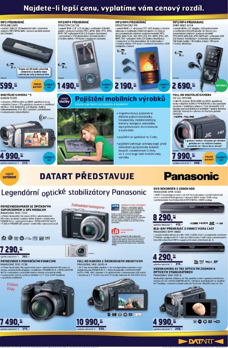leták Datart strana 1 leták Datart strana 1