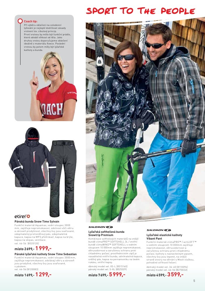 leták Intersport strana 1 leták Intersport strana 1