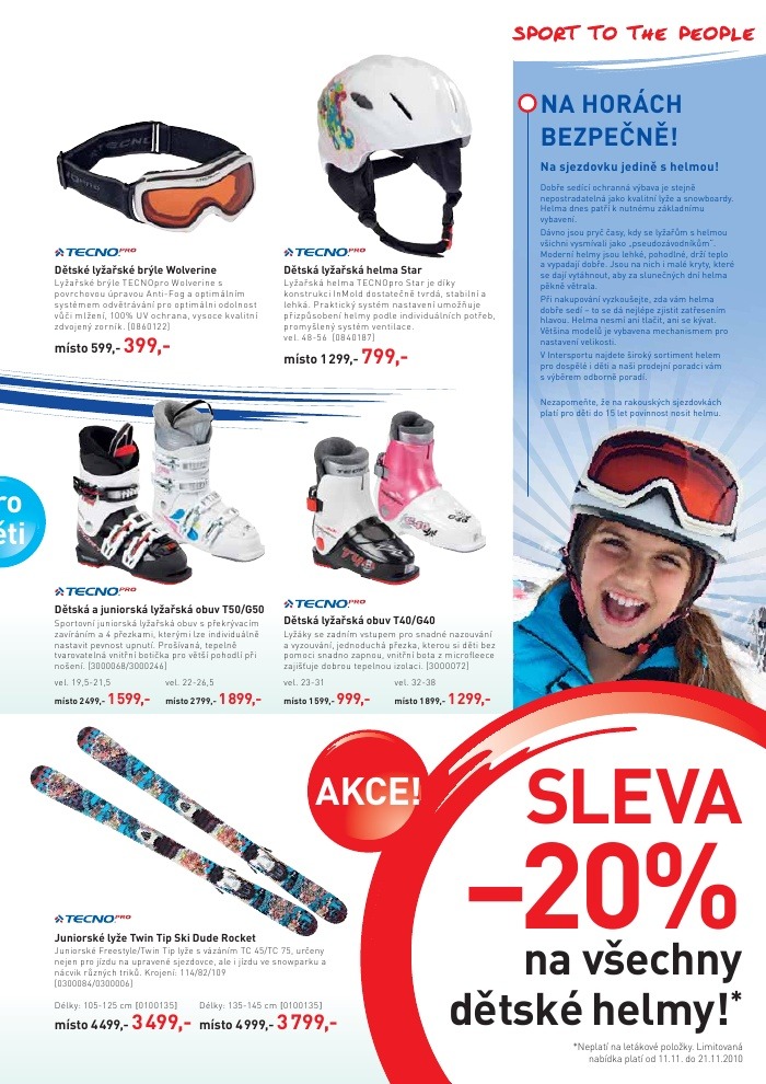 leták Intersport strana 1 leták Intersport strana 1