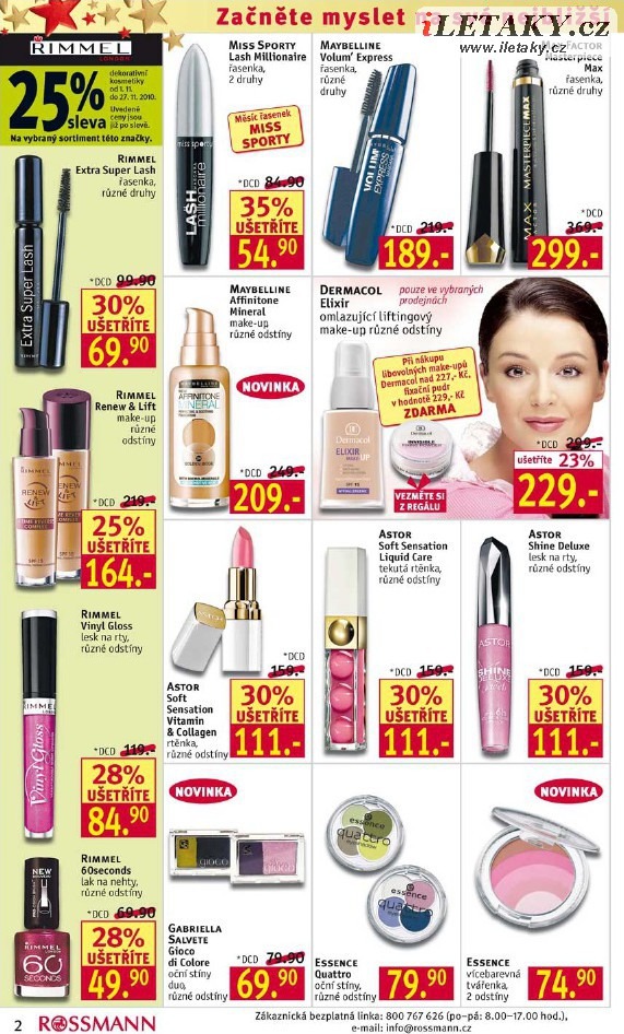 leták Rossmann strana 1 leták Rossmann strana 1