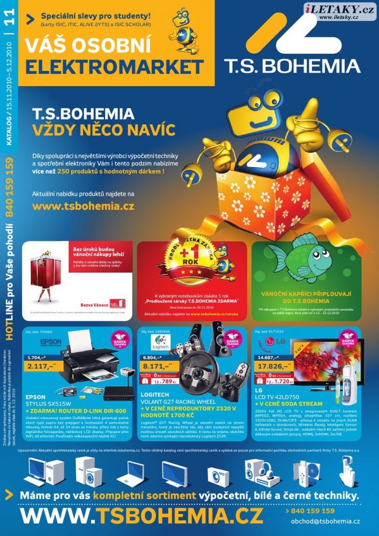 leták T.S. Bohemia strana 1 leták T.S. Bohemia strana 1