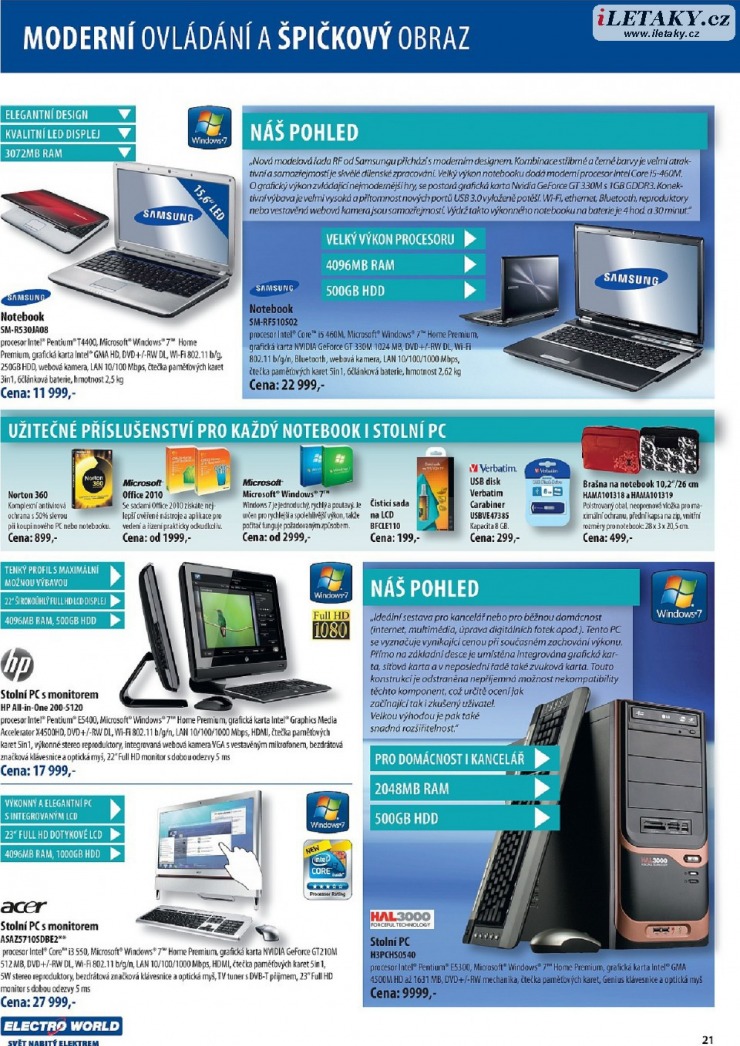 leták Electro World strana 1 leták Electro World strana 1
