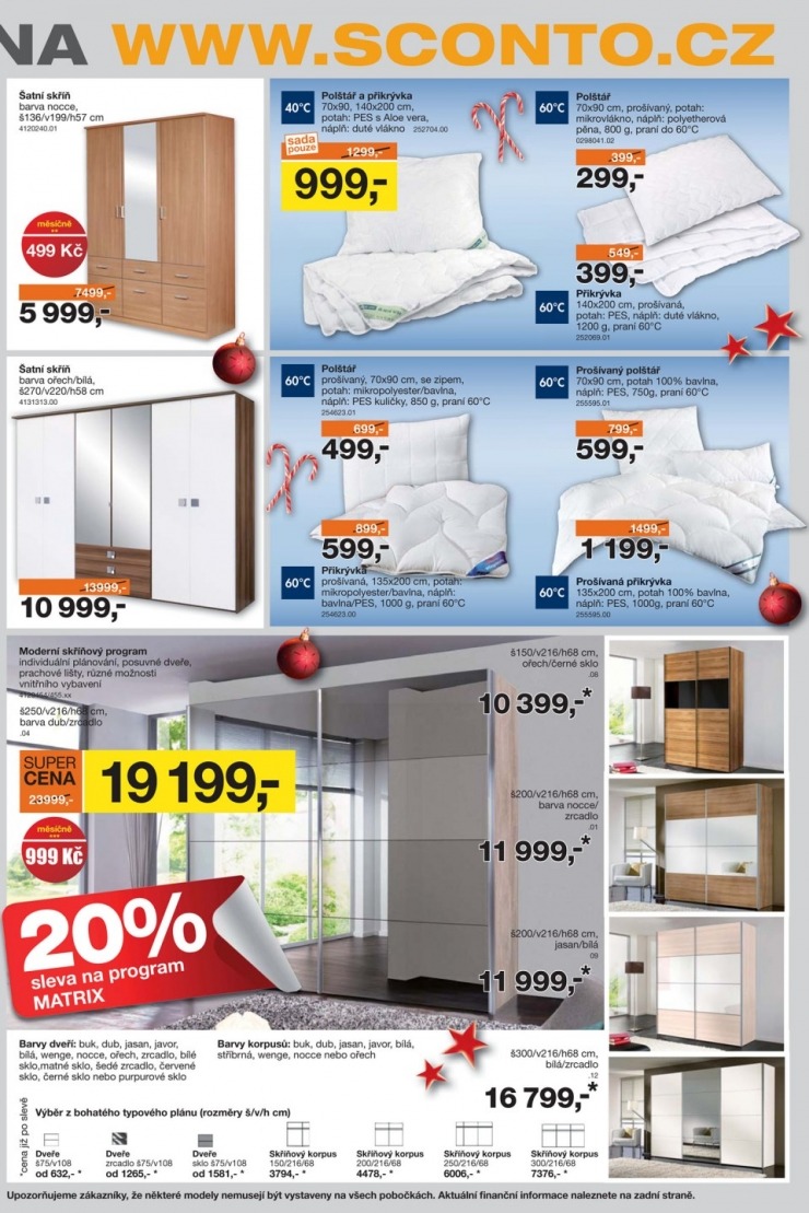 leták Sconto nábytek akční leták strana 1 leták Sconto nábytek akční leták strana 1