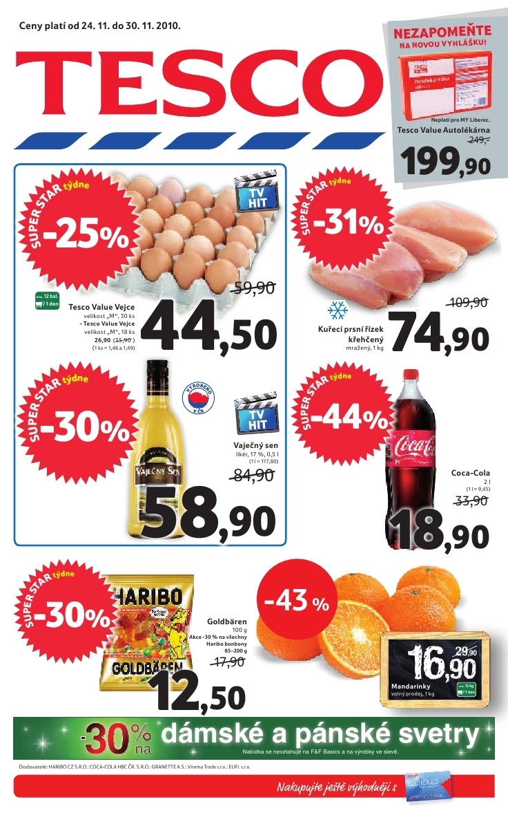 letk Tesco aktuln letk strana 1