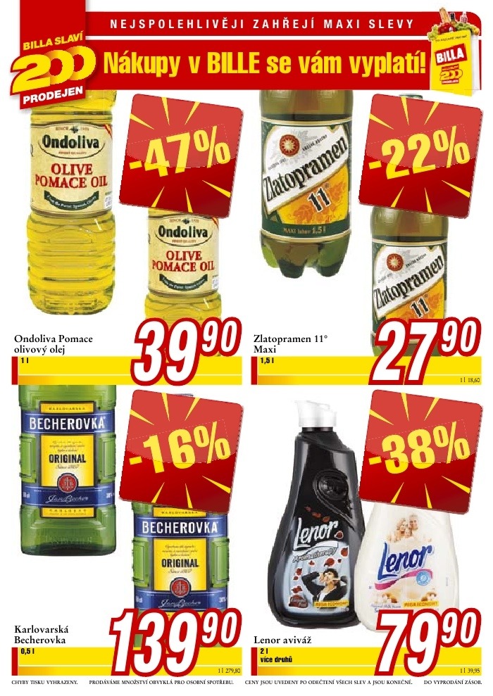leták Billa akční leták strana 1 leták Billa akční leták strana 1