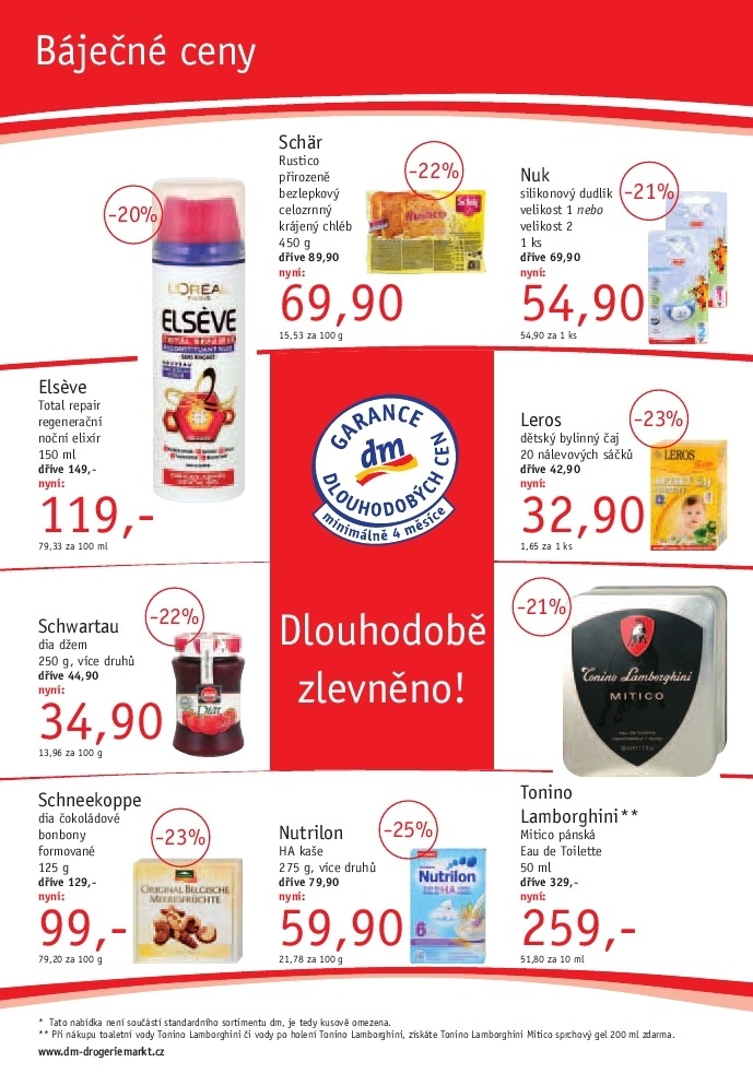 leták DM drogerie leták strana 1 leták DM drogerie leták strana 1