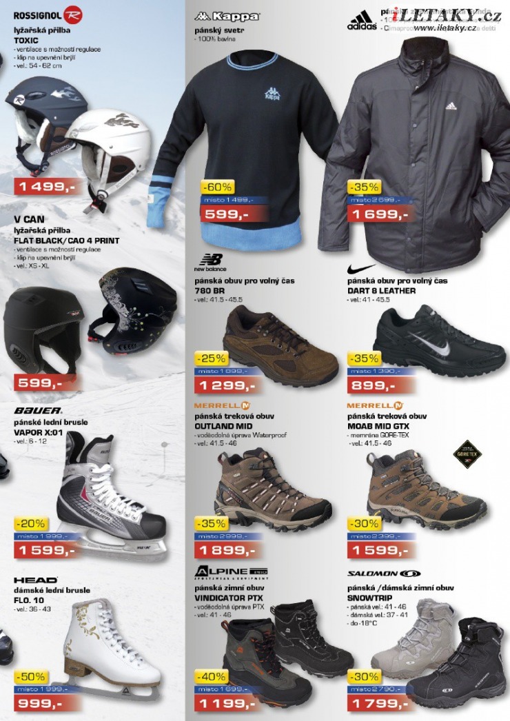 leták Sportisimo strana 1 leták Sportisimo strana 1