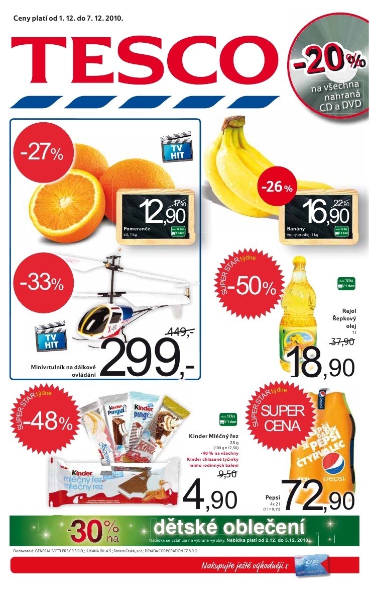 letk Tesco aktuln letk strana 1