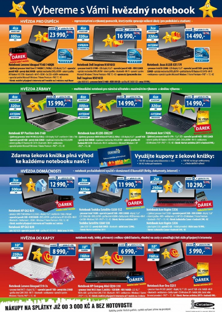 leták Euronics strana 1 leták Euronics strana 1