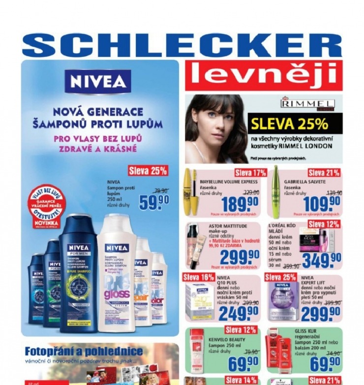 leták Schlecker leták strana 1 leták Schlecker leták strana 1