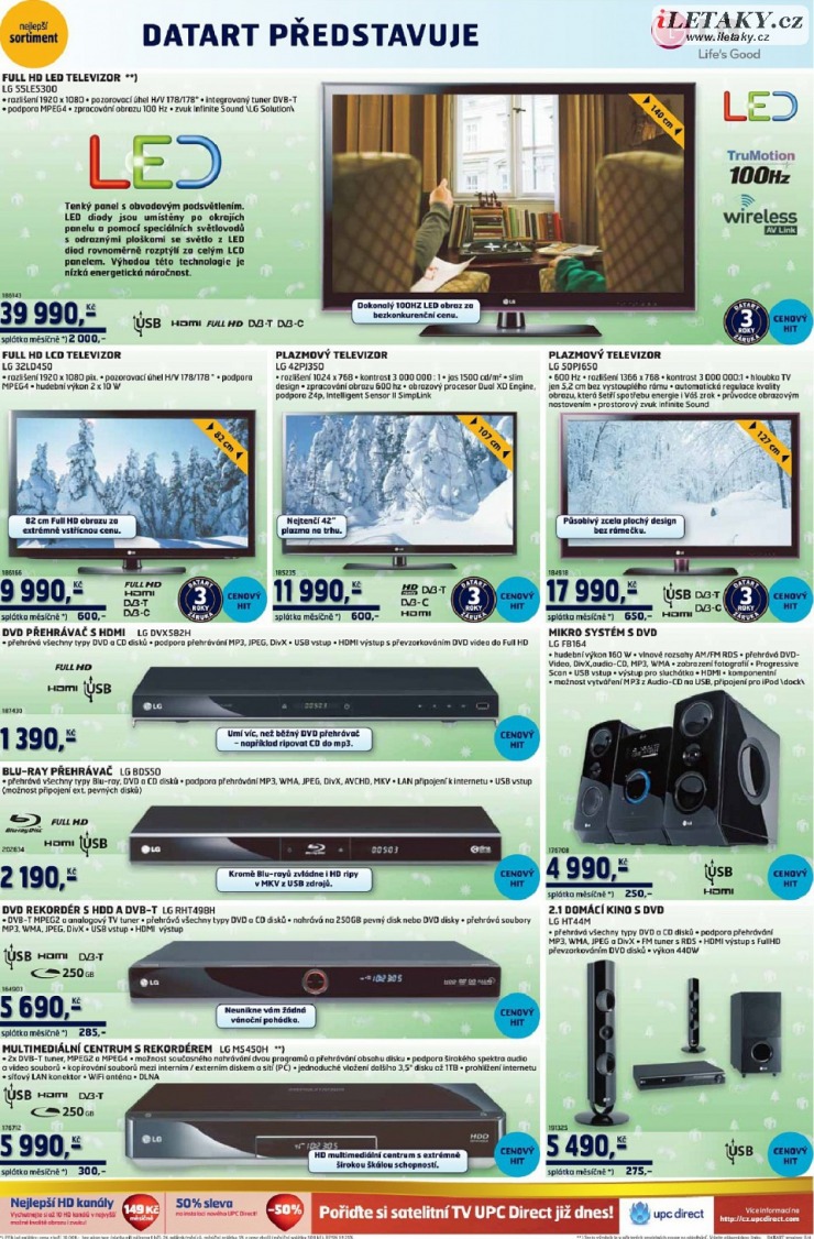 leták Datart strana 1 leták Datart strana 1