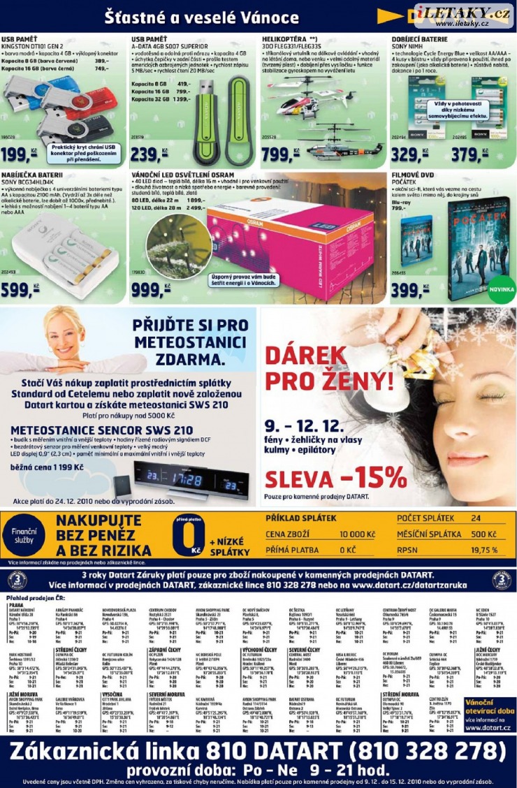 leták Datart strana 1 leták Datart strana 1