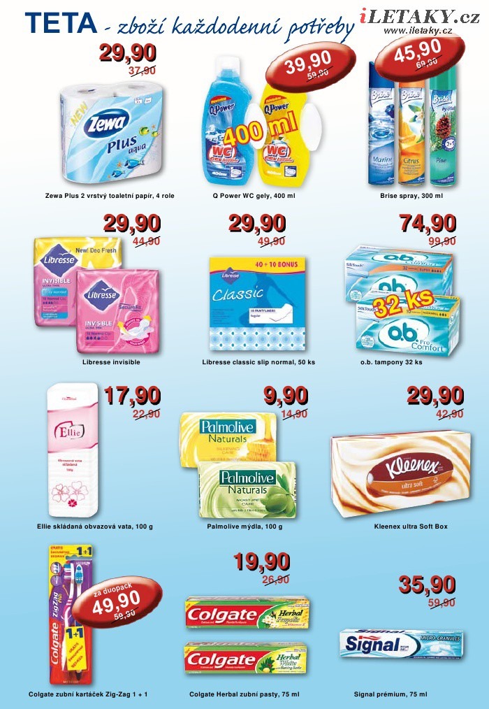 leták TETA drogerie strana 1 leták TETA drogerie strana 1