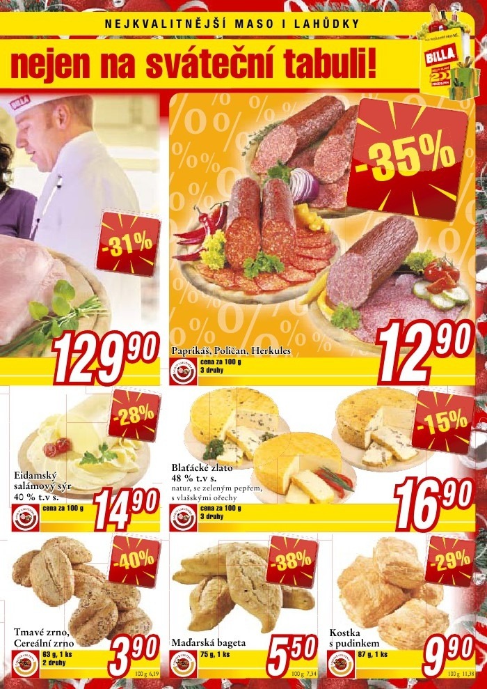 leták Billa akční leták strana 1 leták Billa akční leták strana 1