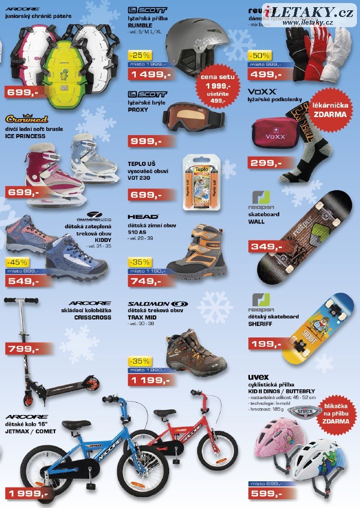 leták Sportisimo strana 1 leták Sportisimo strana 1