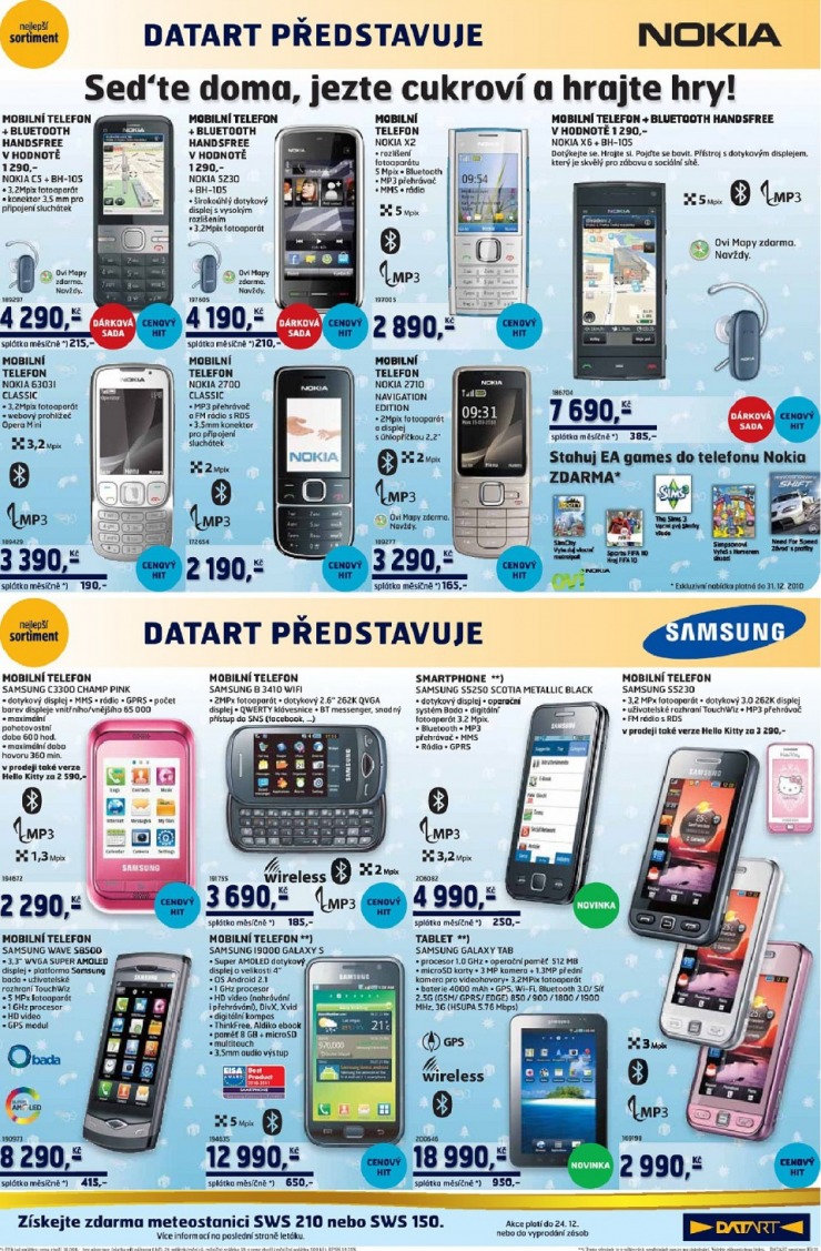 leták Datart strana 1 leták Datart strana 1