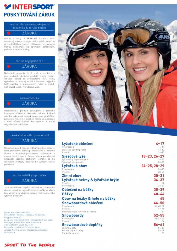 leták Intersport strana 1 leták Intersport strana 1