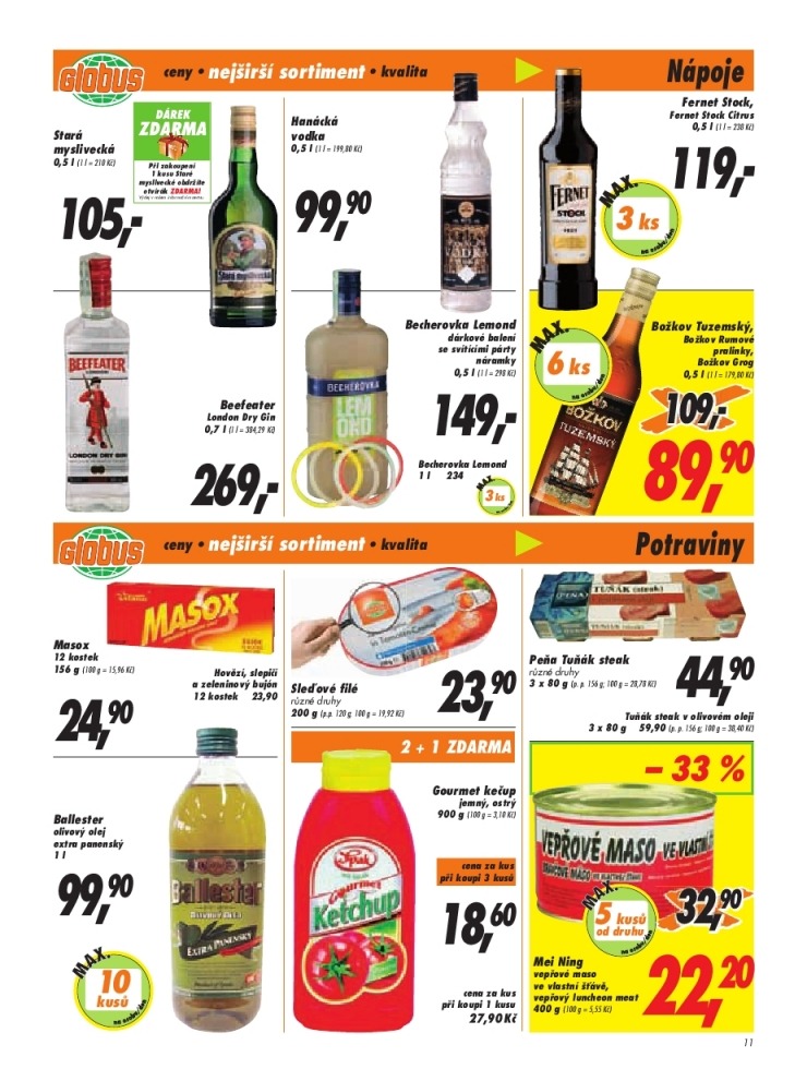 leták Globus akční leták  strana 1 leták Globus akční leták strana 1