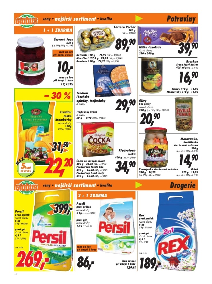 leták Globus akční leták  strana 1 leták Globus akční leták strana 1