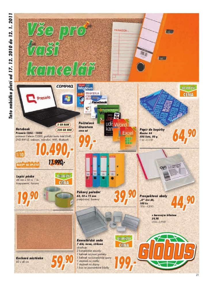 leták Globus akční leták strana 1 leták Globus akční leták strana 1