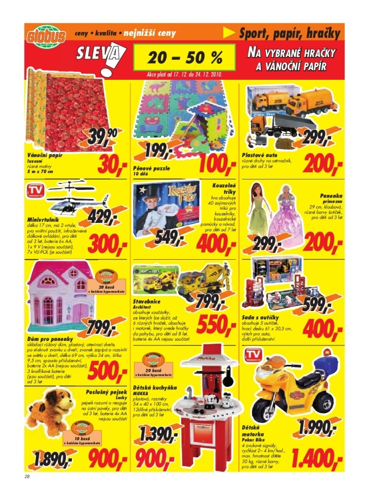 leták Globus akční leták  strana 1 leták Globus akční leták strana 1