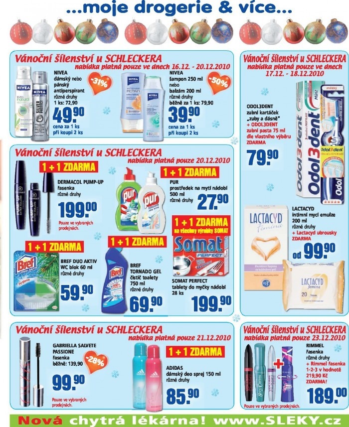 leták Schlecker aktuální leták strana 1 leták Schlecker aktuální leták strana 1