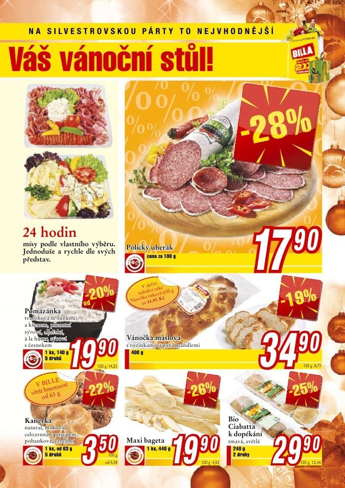 leták Billa akční leták strana 1 leták Billa akční leták strana 1