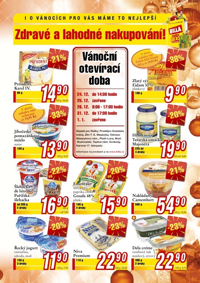 let�k Billa ak�n� let�k strana 1