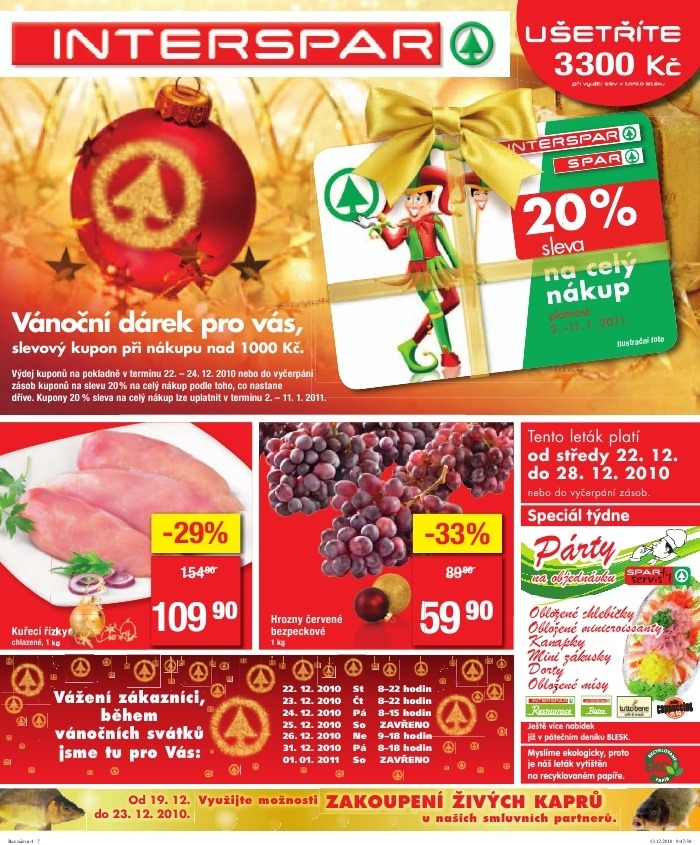 leták Interspar akční leták strana 1 leták Interspar akční leták strana 1