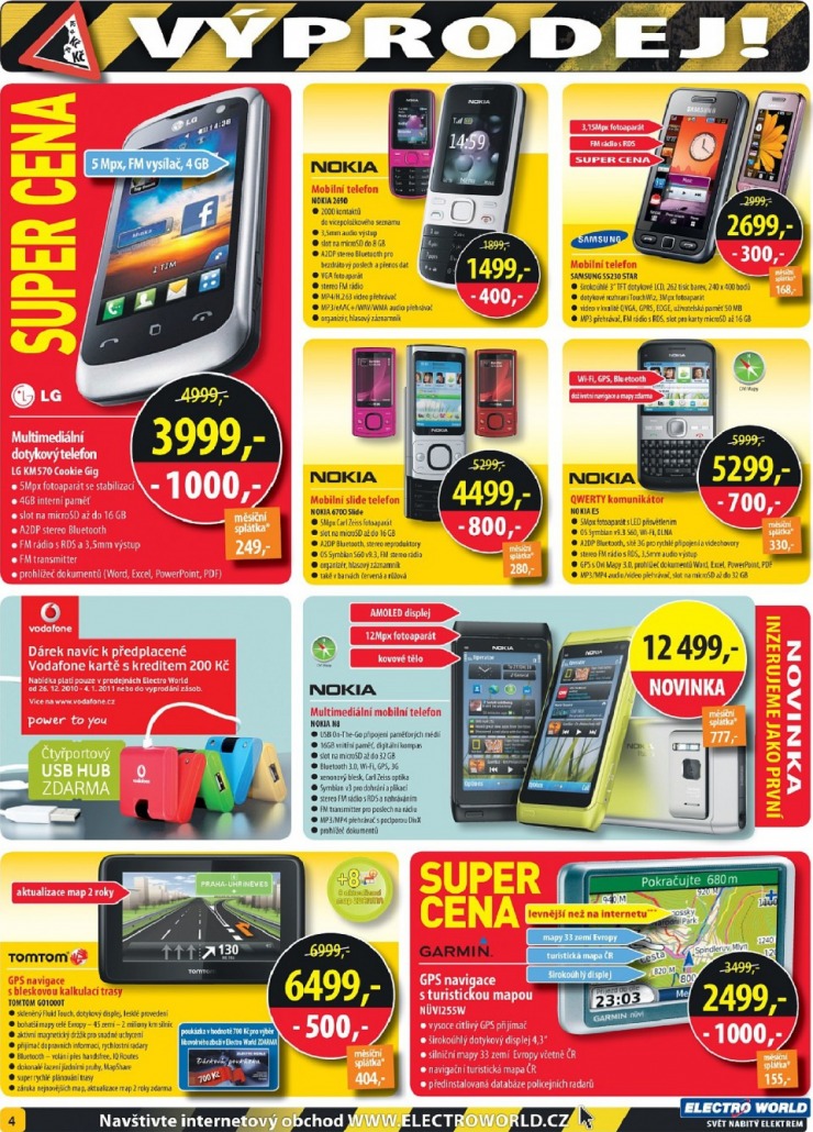 leták Electro World strana 1 leták Electro World strana 1