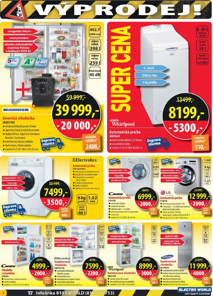 leták Electro World strana 1 leták Electro World strana 1