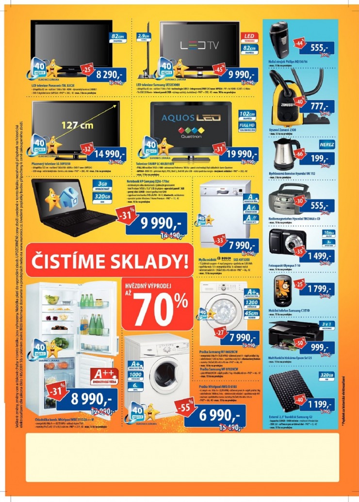 leták Euronics strana 1 leták Euronics strana 1