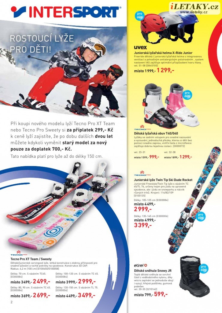 leták Intersport strana 1 leták Intersport strana 1