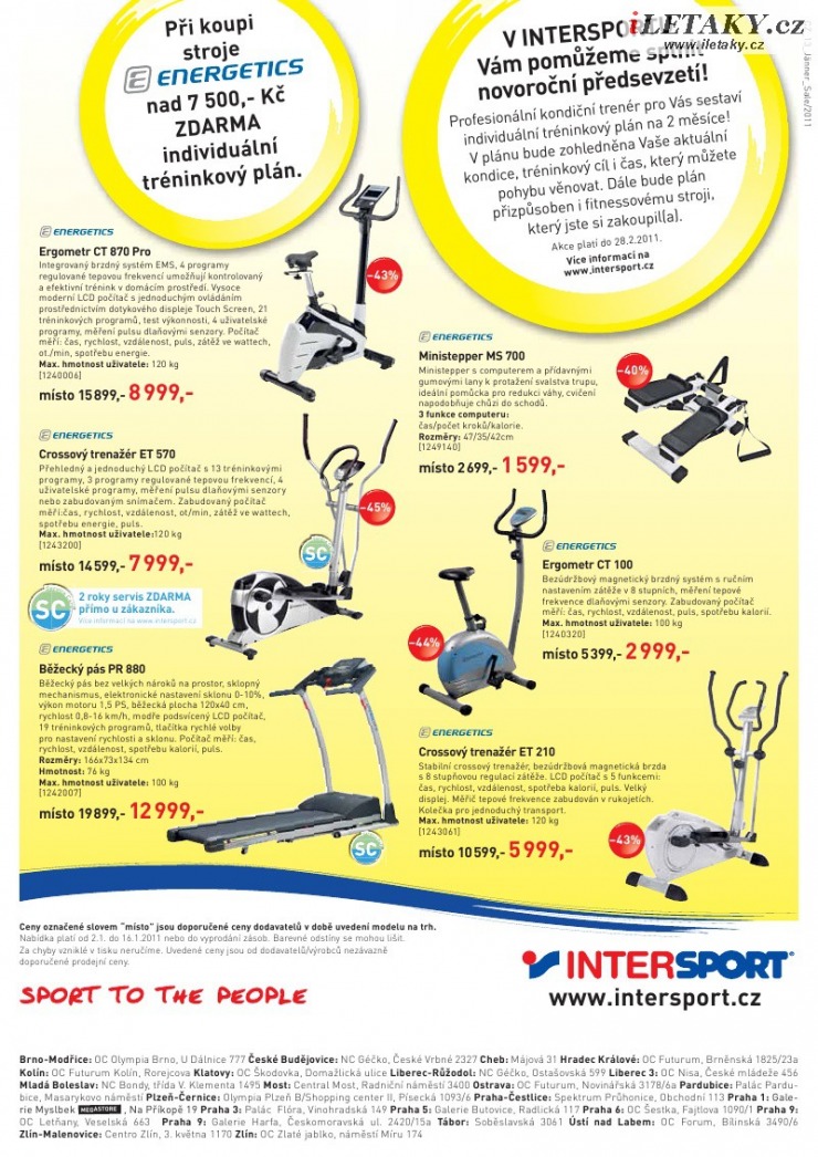 leták Intersport strana 1 leták Intersport strana 1