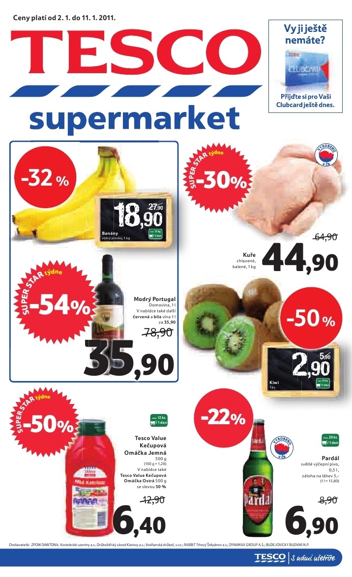 letk Tesco aktuln letk strana 1