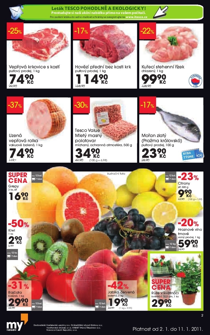 leták Tesco leták strana 1 leták Tesco leták strana 1