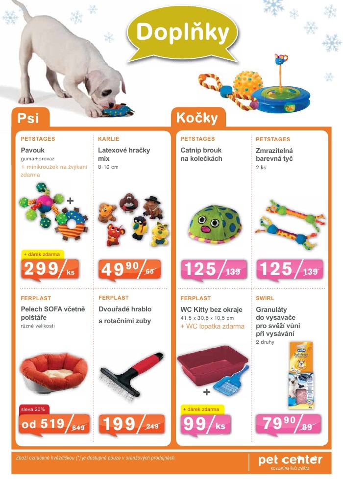 leták Pet Center strana 1 leták Pet Center strana 1