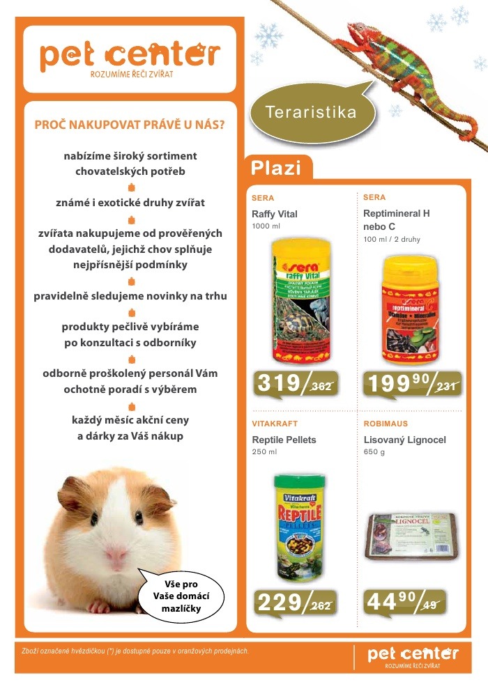 leták Pet Center strana 1 leták Pet Center strana 1