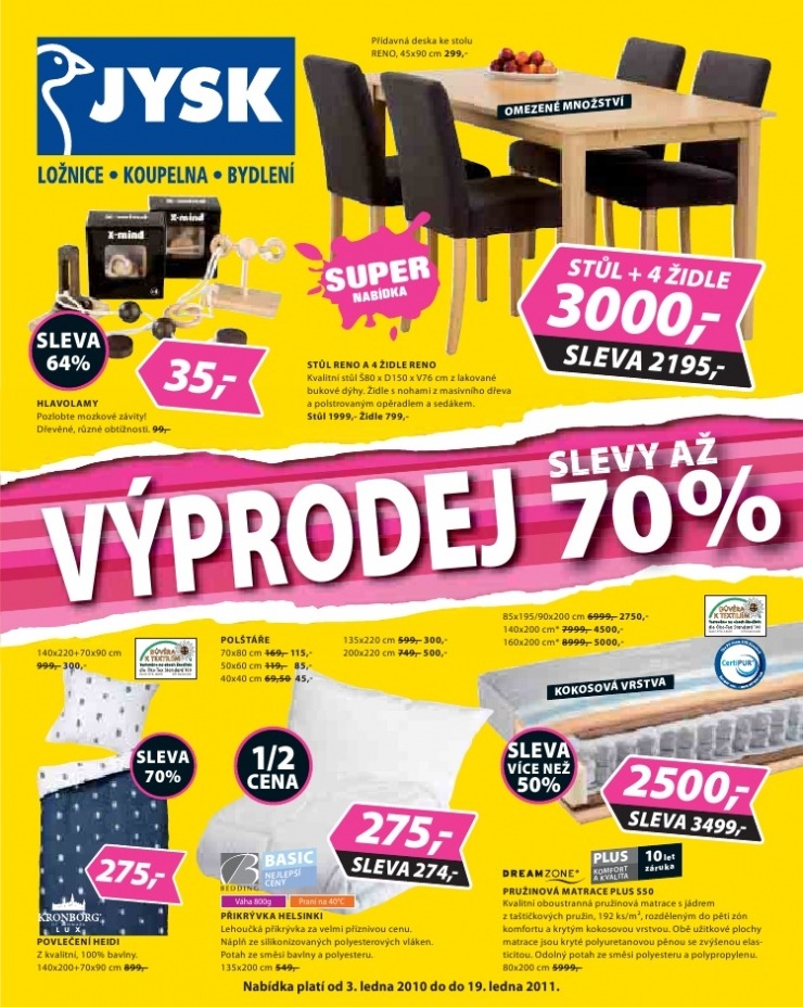 leták Jysk Leták strana 1 leták Jysk Leták strana 1