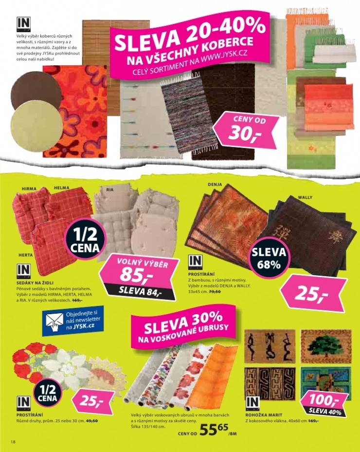 leták Jysk Leták strana 1 leták Jysk Leták strana 1