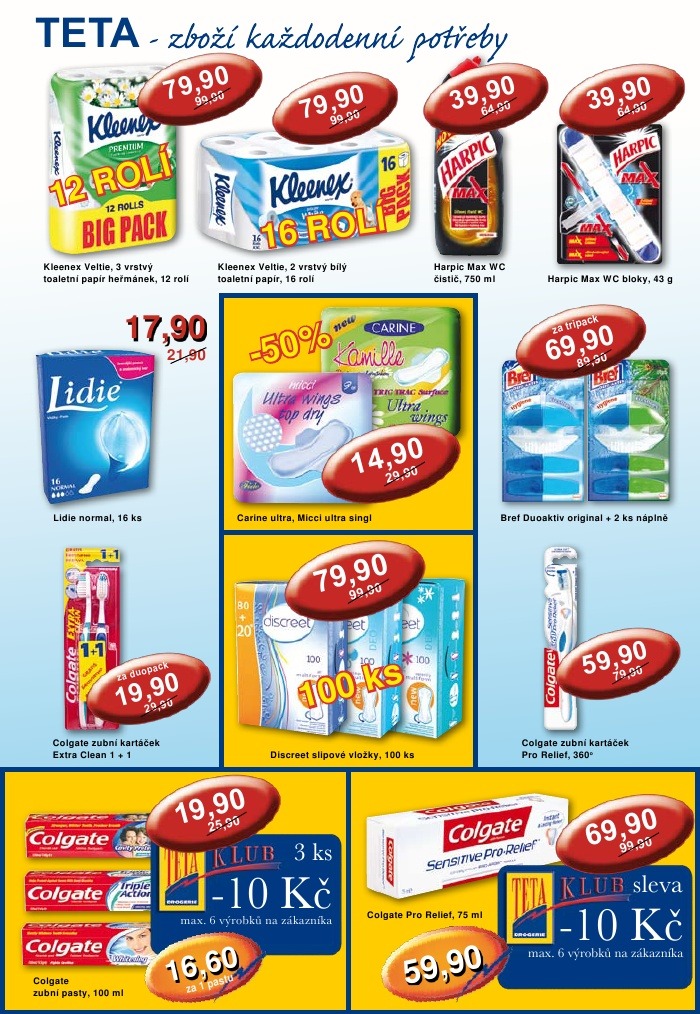 leták TETA drogerie strana 1 leták TETA drogerie strana 1