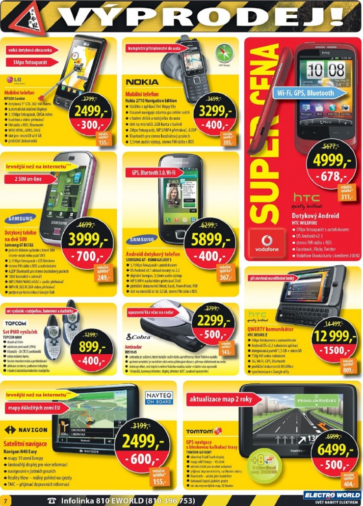 leták Electro World strana 1 leták Electro World strana 1