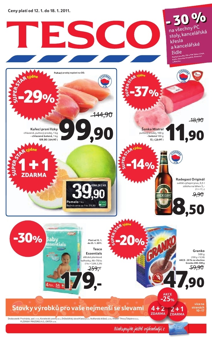 letk Tesco aktuln letk strana 1