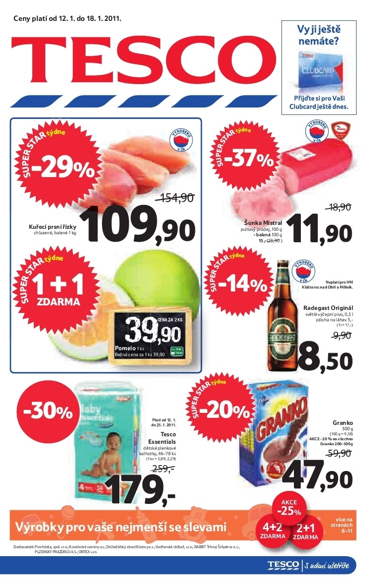 leták Tesco leták strana 1 leták Tesco leták strana 1