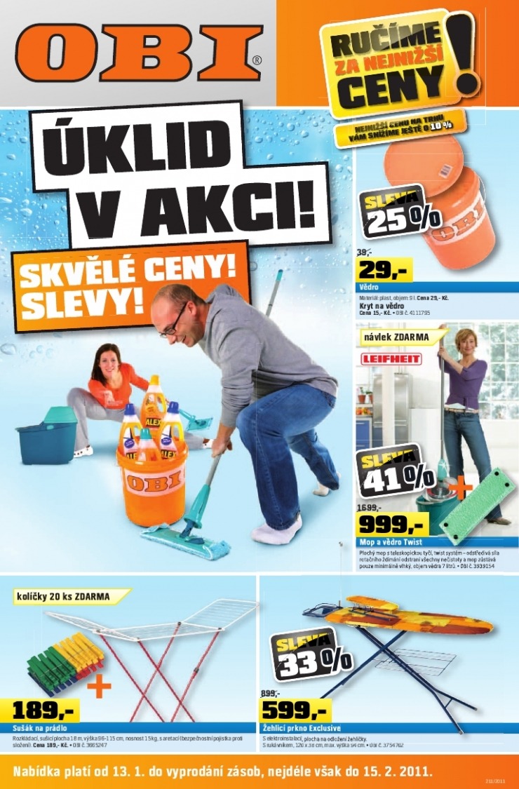 leták Obi akční leták strana 1 leták Obi akční leták strana 1