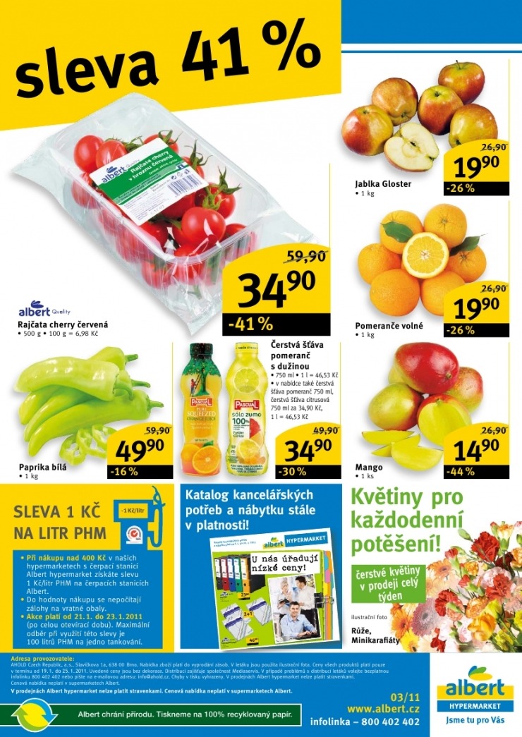leták Albert Hypermarket leták strana 1 leták Albert Hypermarket leták strana 1