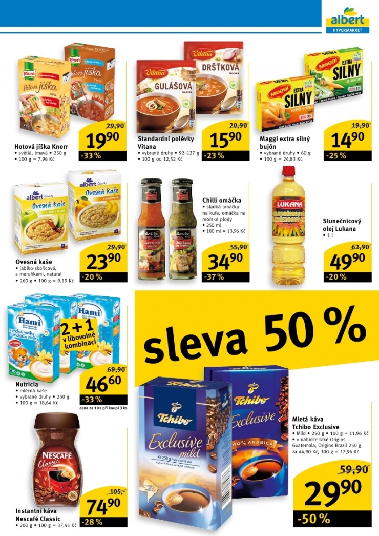 leták Albert Hypermarket leták strana 1 leták Albert Hypermarket leták strana 1