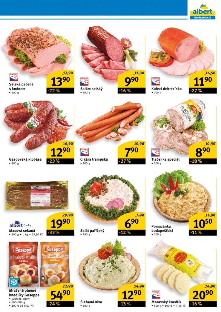 leták Albert Hypermarket leták strana 1 leták Albert Hypermarket leták strana 1
