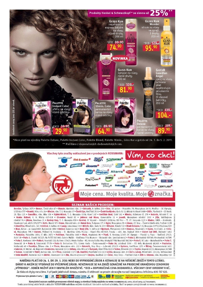 leták Rossmann strana 1 leták Rossmann strana 1