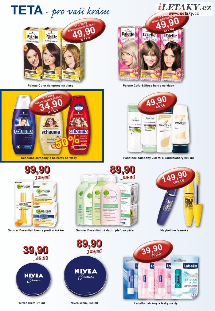 leták TETA drogerie strana 1 leták TETA drogerie strana 1